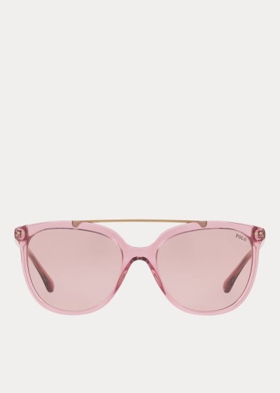 Women's Polo Ralph Lauren Metal-Frame Square Sunglasses | 810752GZM